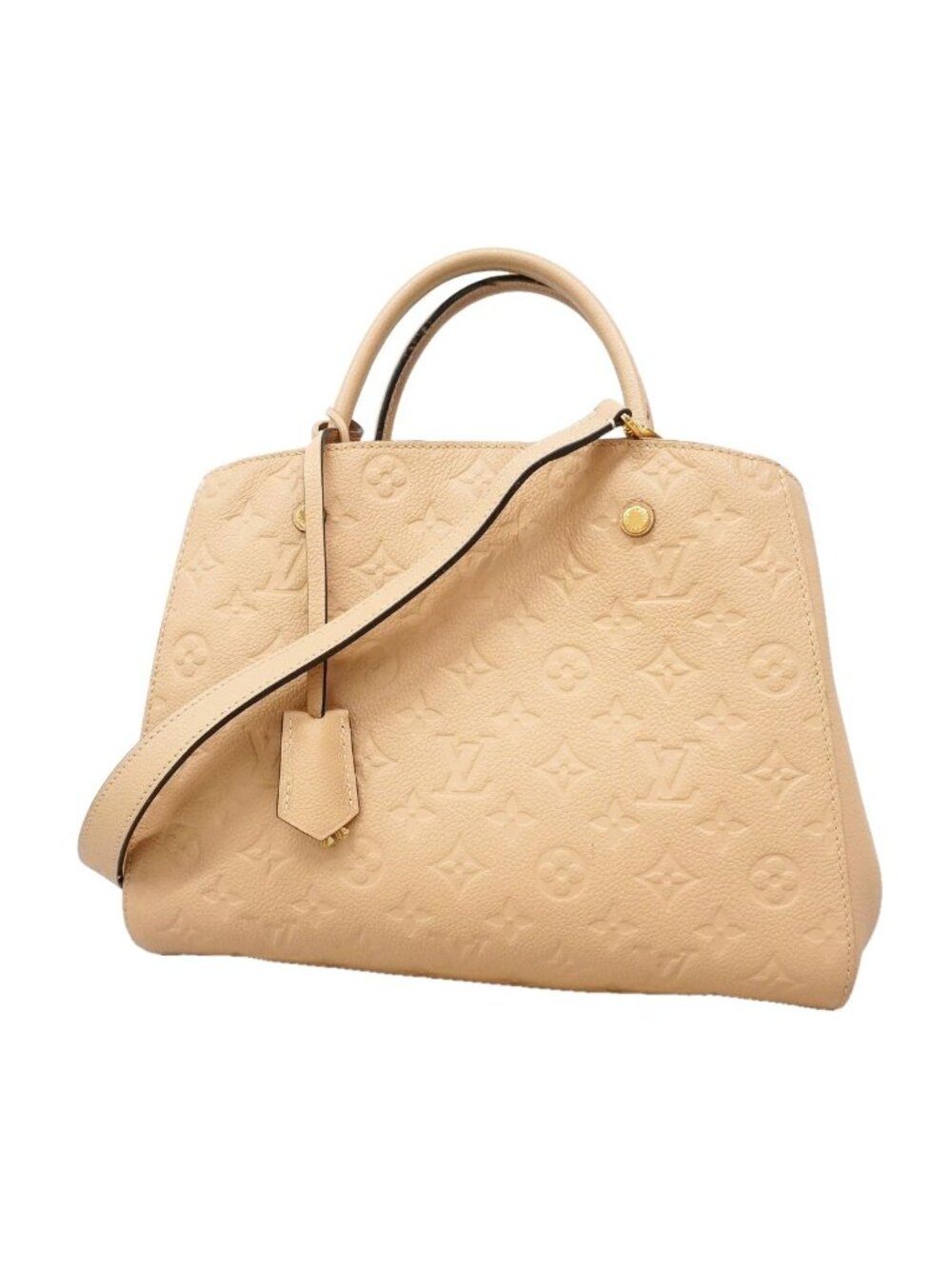 Louis Vuitton Handbag Monogram Empreinte Montaigne MM Dunne 2-Way Bag